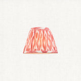 Coral pink fabric