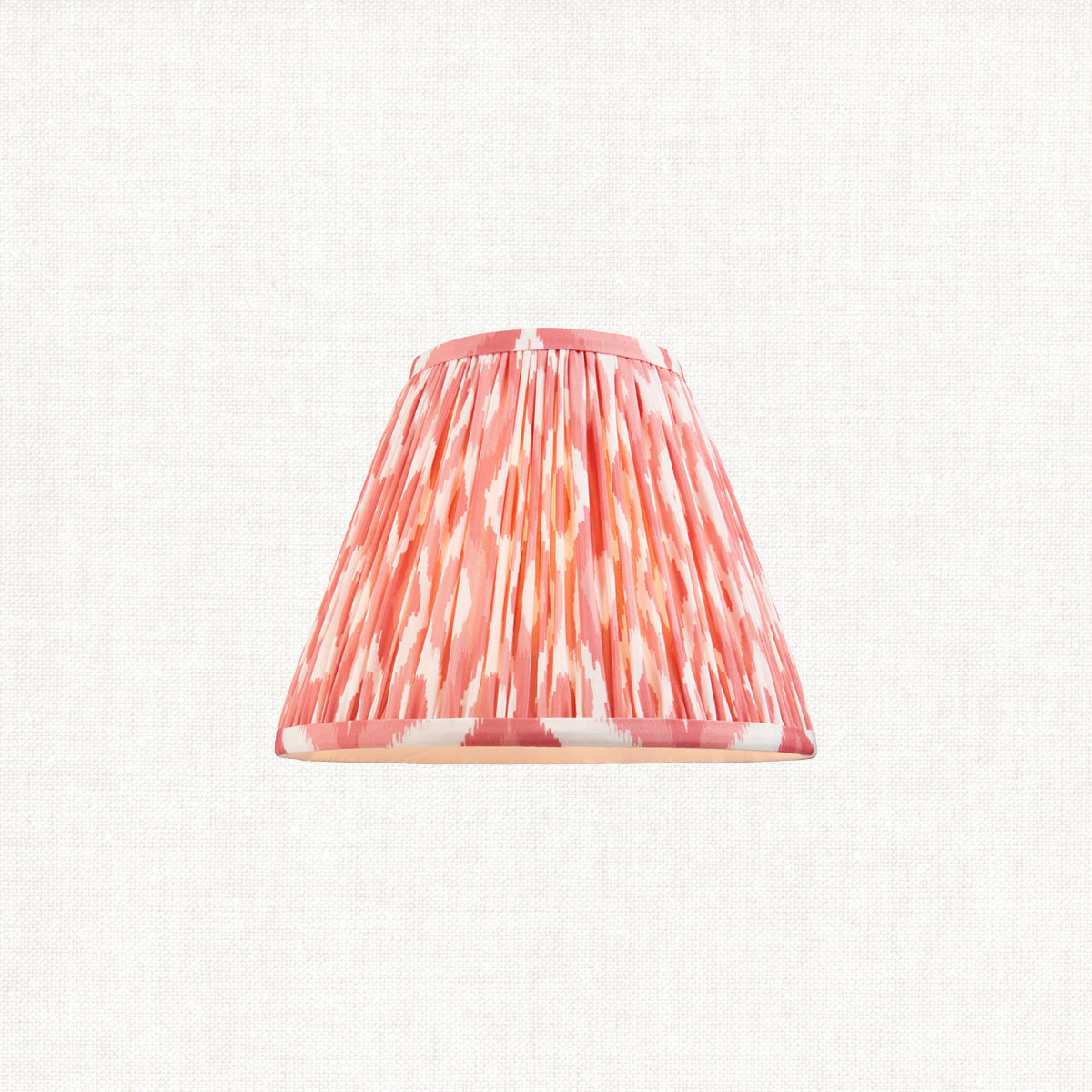 Coral pink fabric