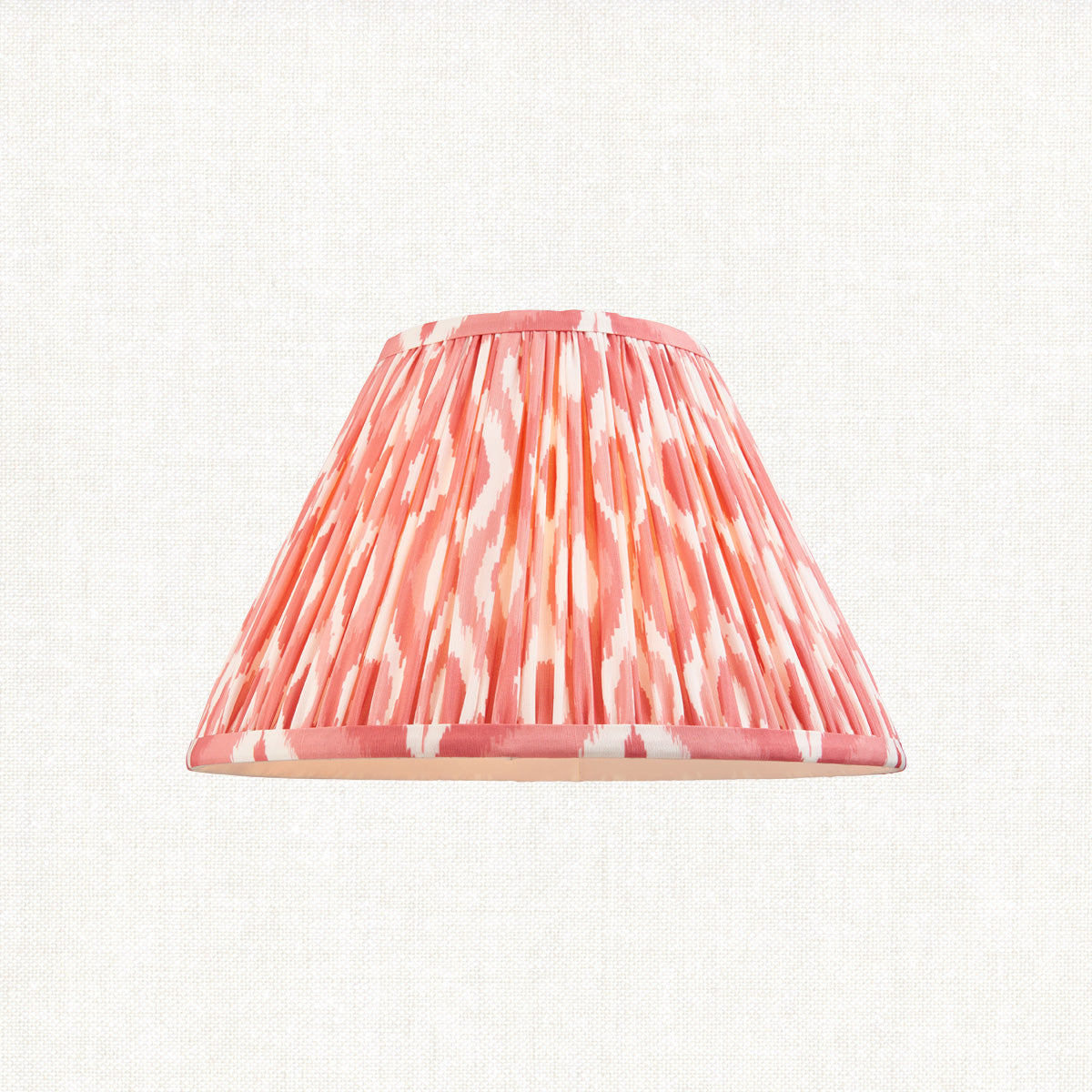 Coral pink fabric
