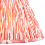 Coral pink fabric