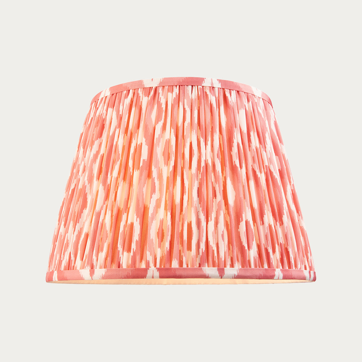 Coral pink fabric