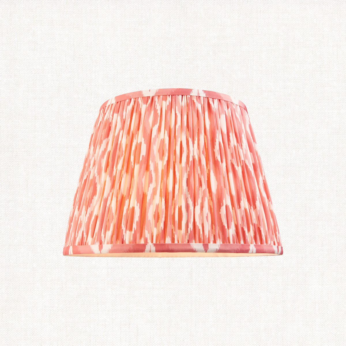 Coral pink fabric