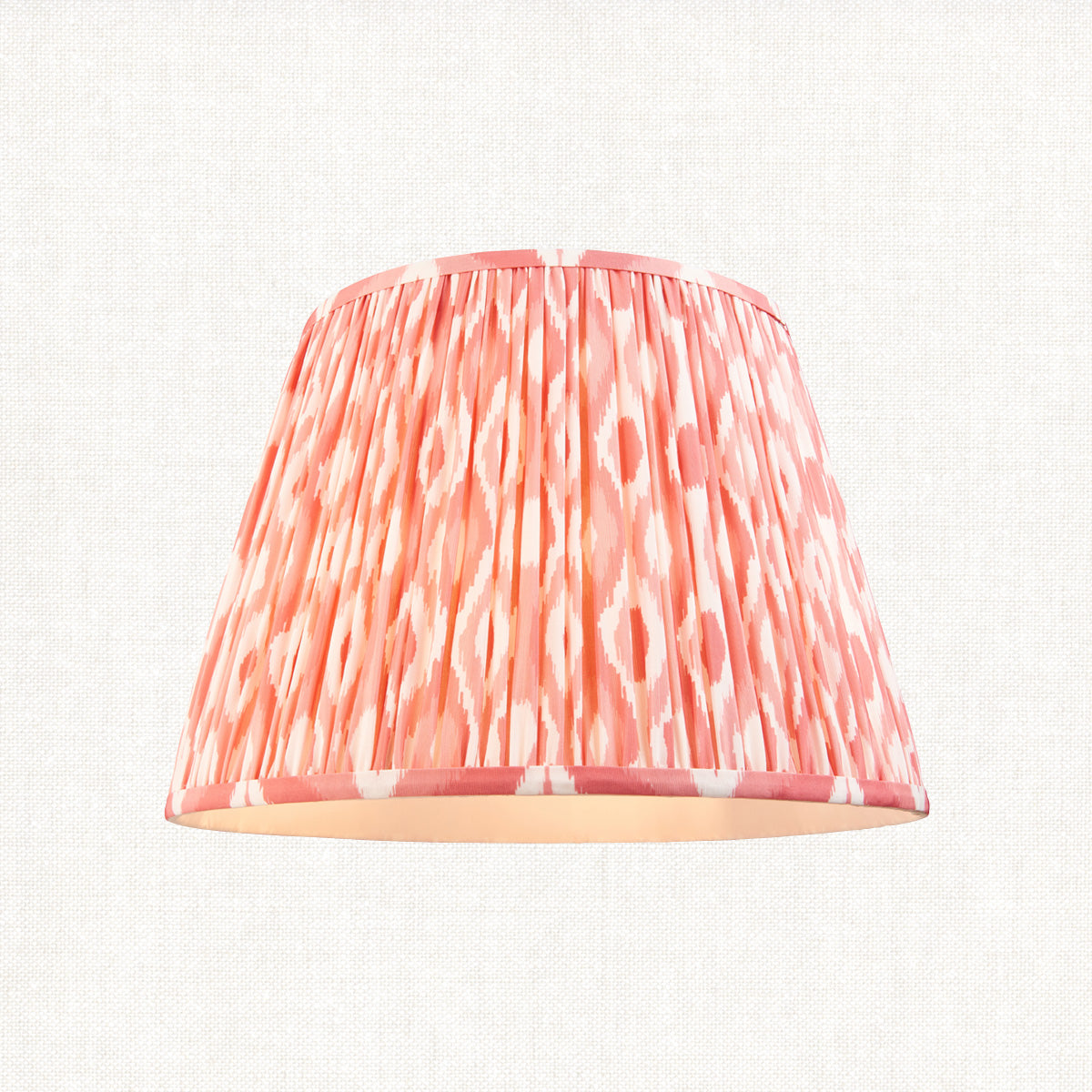 Coral pink fabric