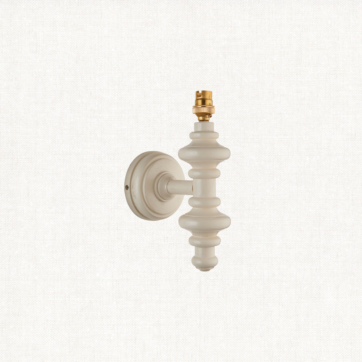 Satin almond white paint