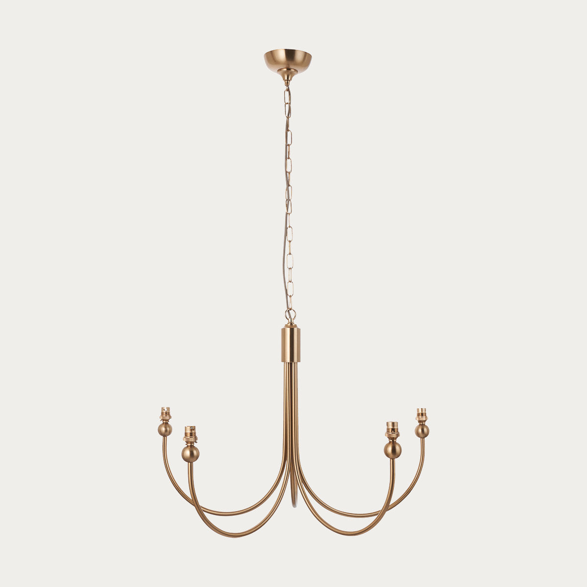 Brushed aged brass plate
