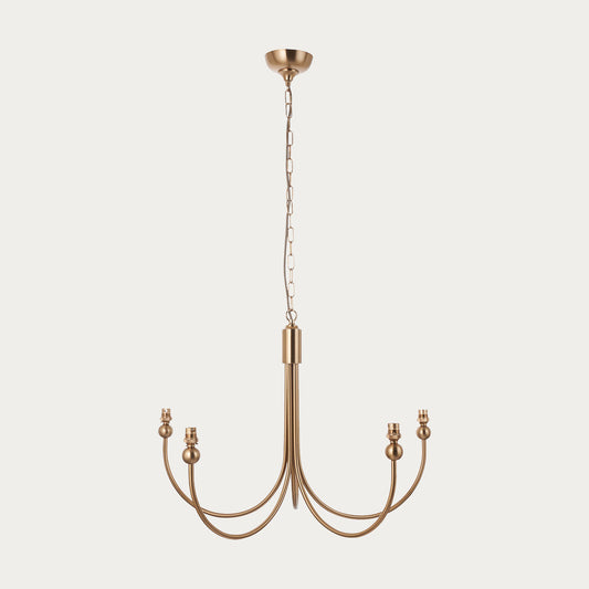 Brushed aged brass plate
