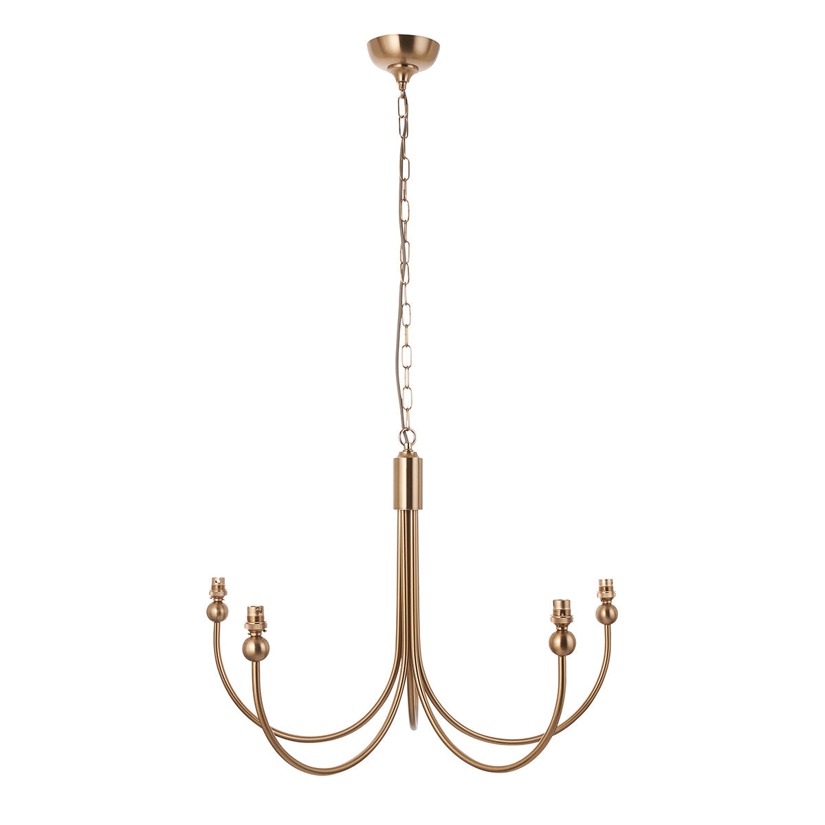 Brushed aged brass plate