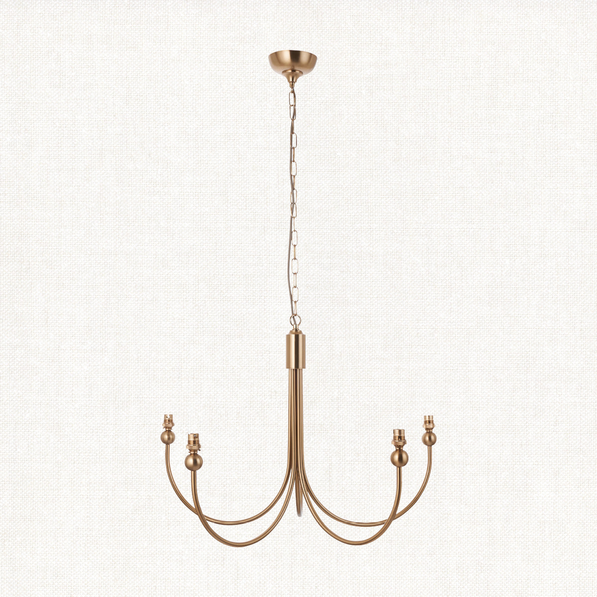 Brushed aged brass plate