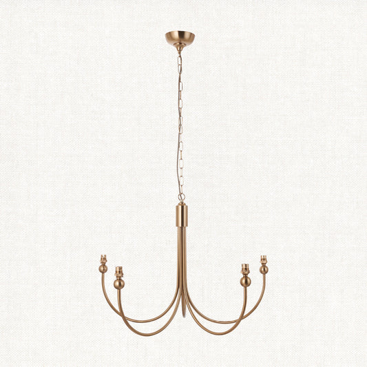 Brushed aged brass plate