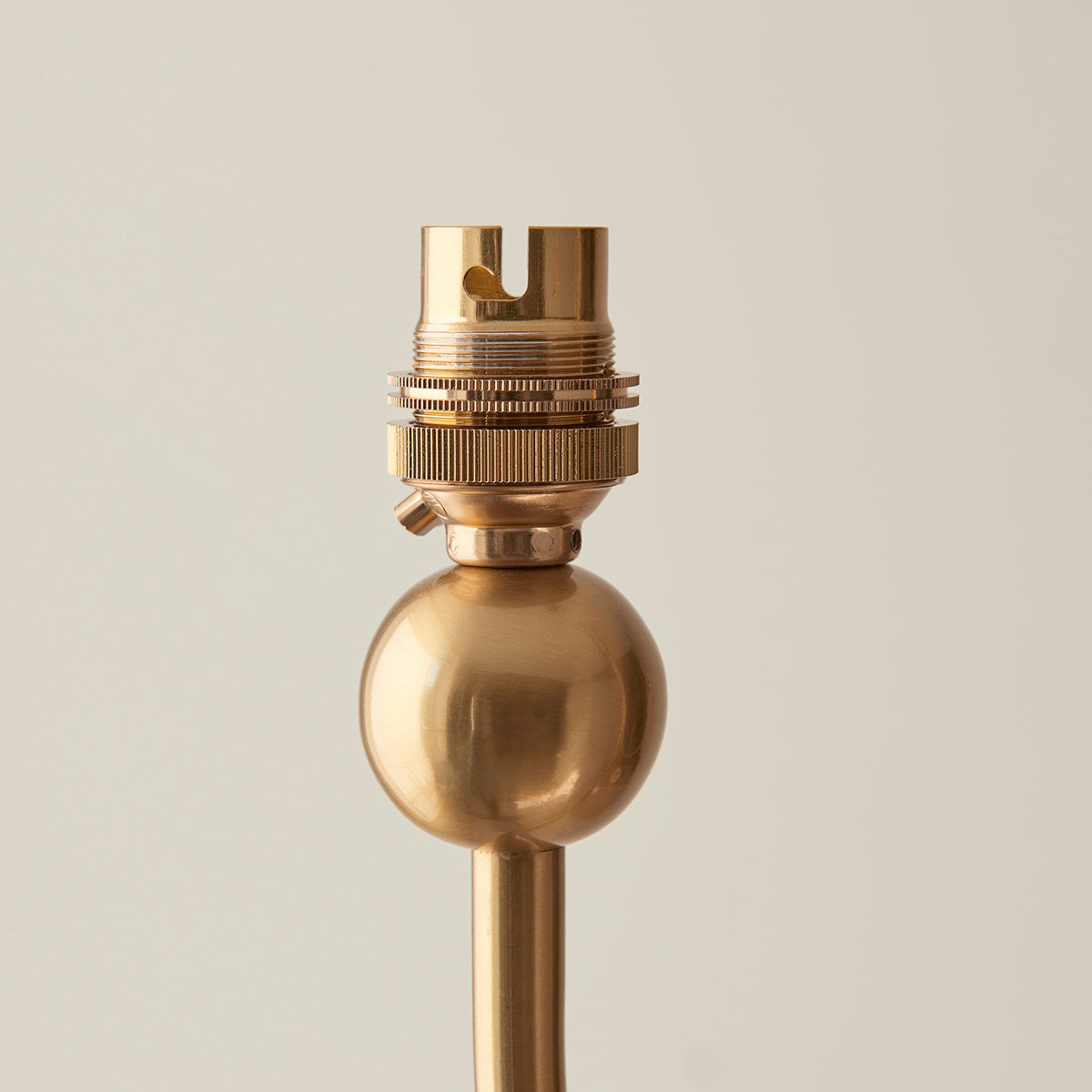 Brushed aged brass plate