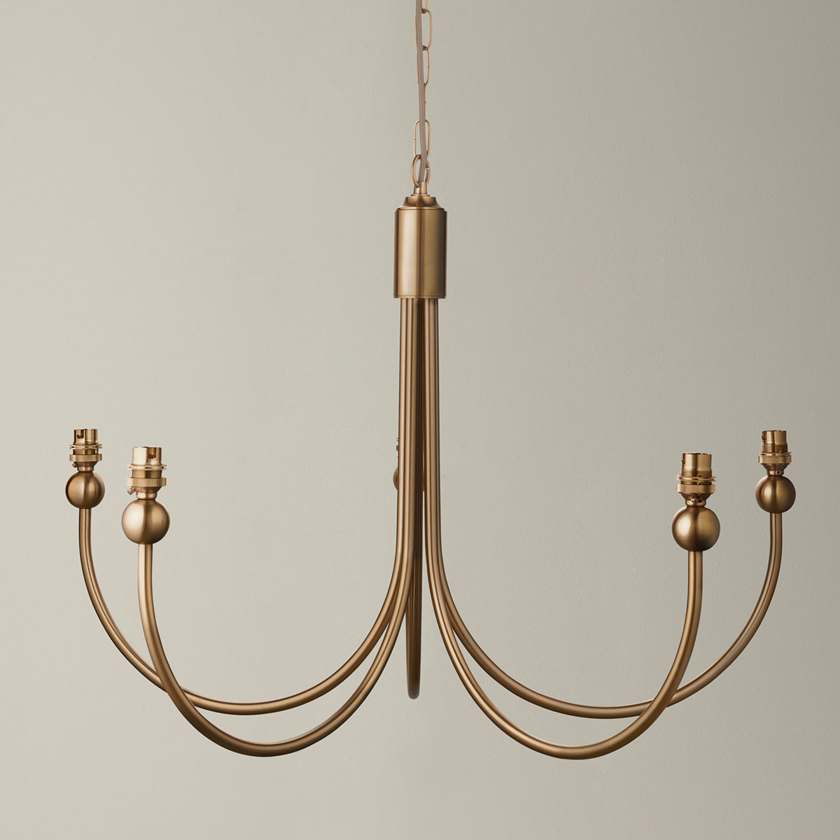 Brushed aged brass plate