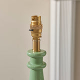 Cotswold green & warm brass plate