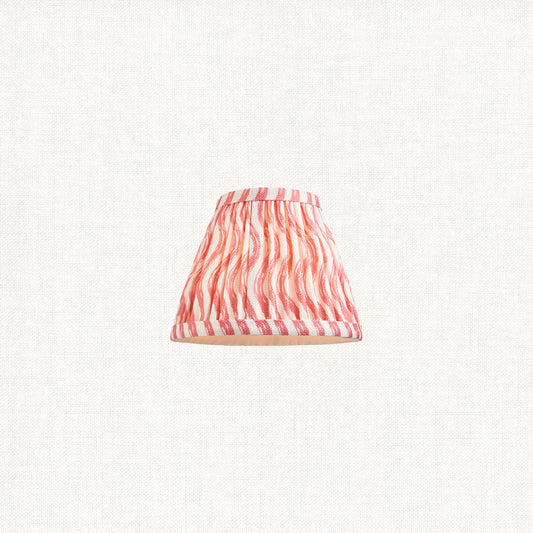 Coral pink fabric