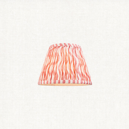 Coral pink fabric