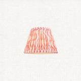 Coral pink fabric