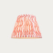 Coral pink fabric