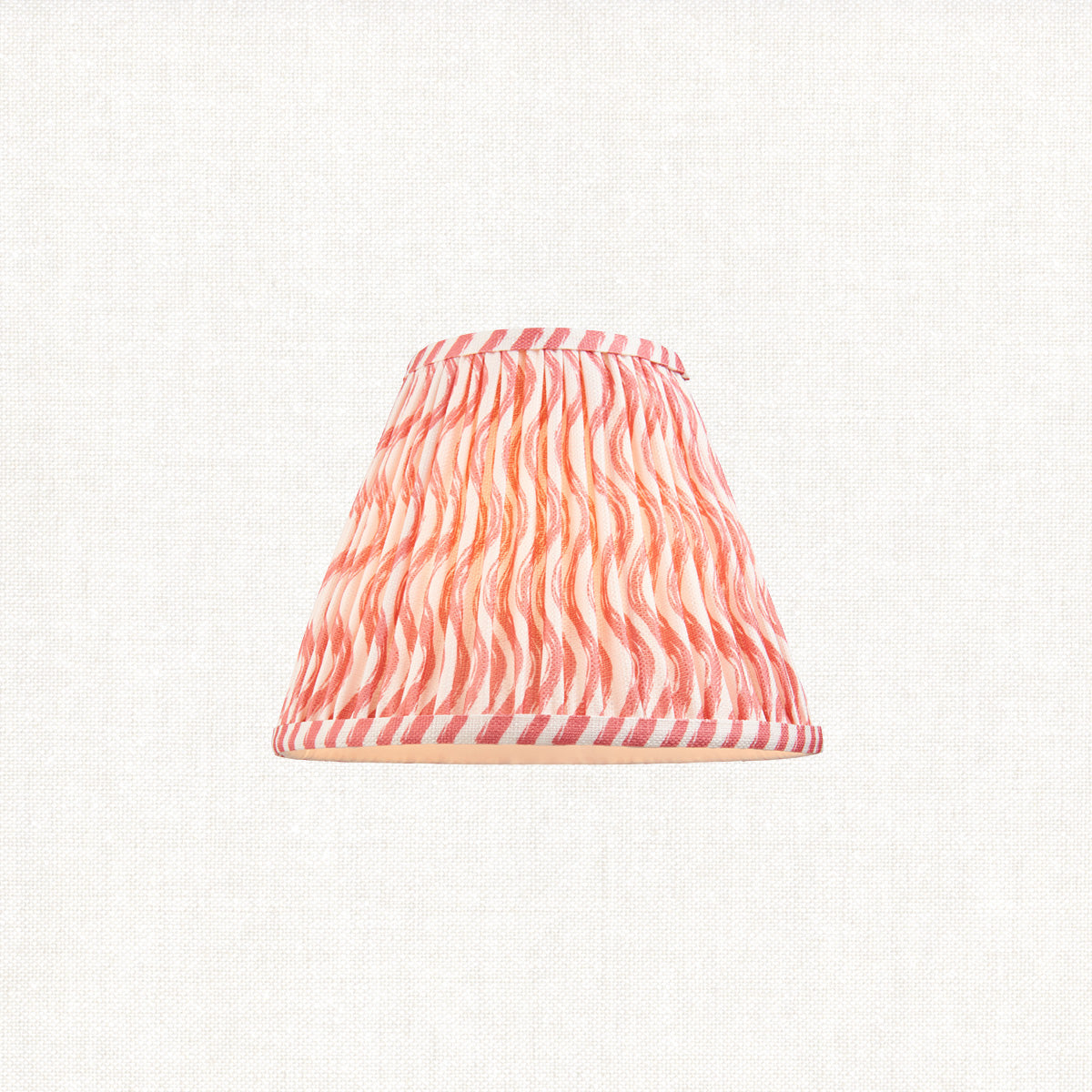 Coral pink fabric