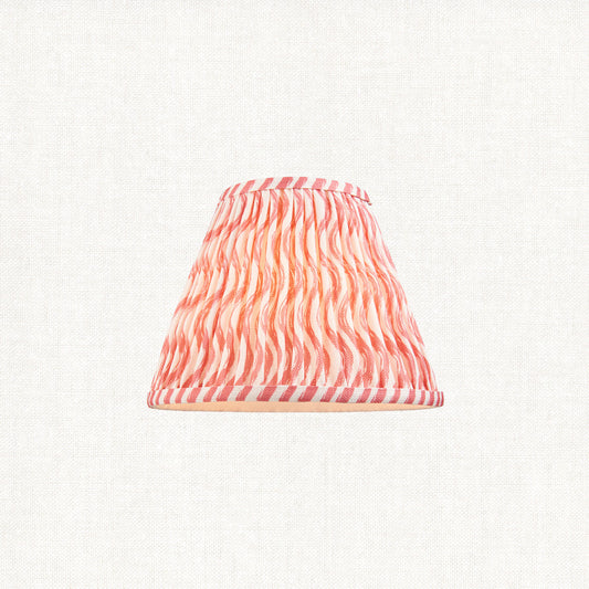 Coral pink fabric