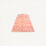 Coral pink fabric