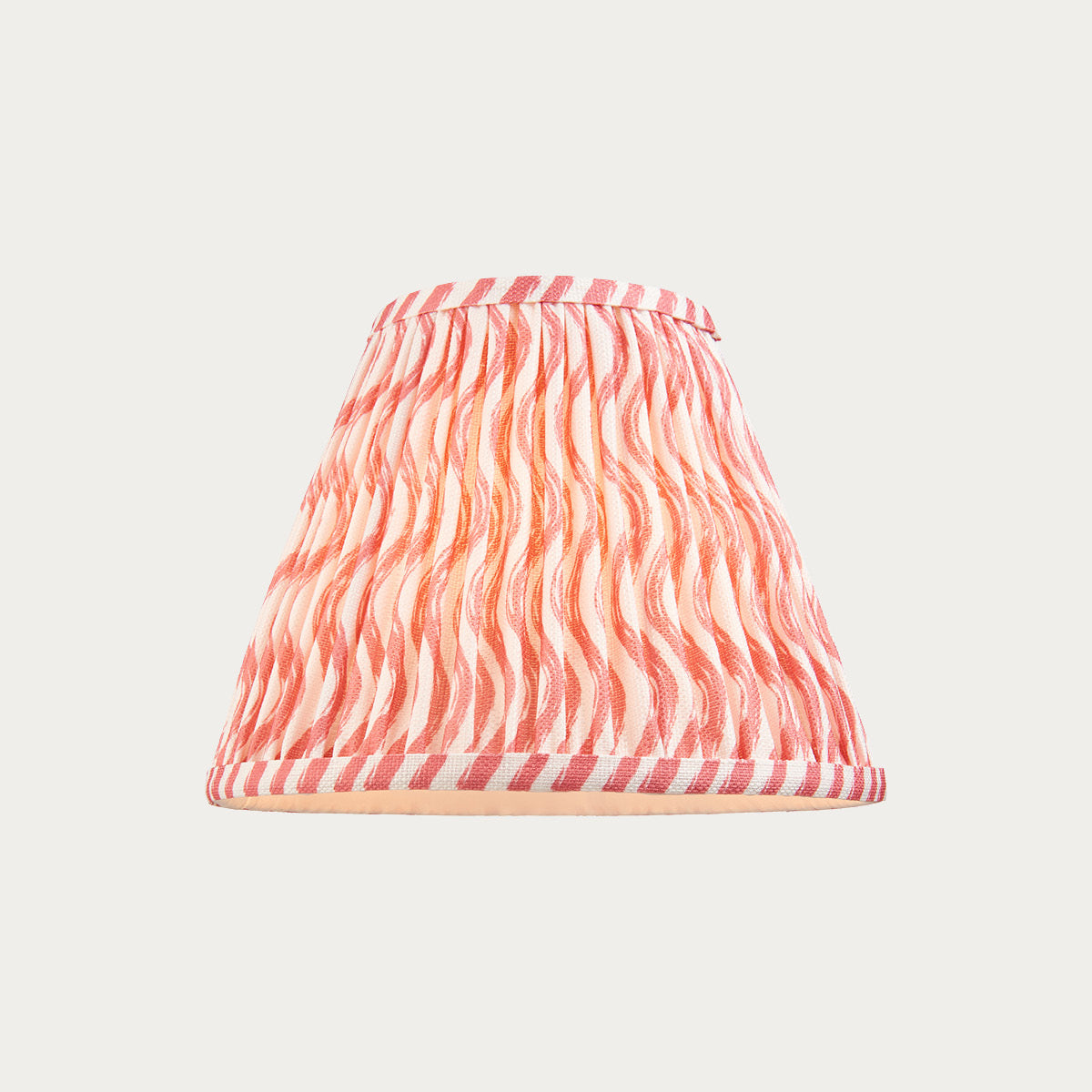 Coral pink fabric