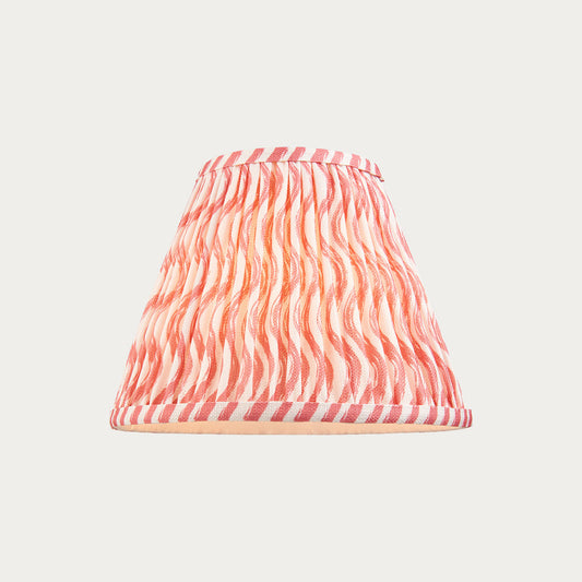 Coral pink fabric