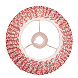 Coral pink fabric