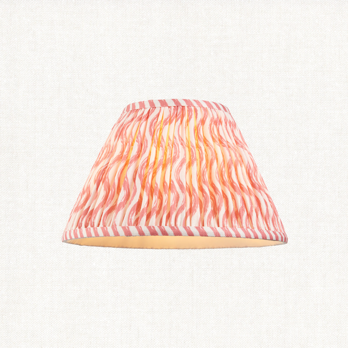 Coral pink fabric