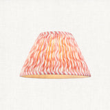 Coral pink fabric