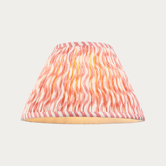 Coral pink fabric