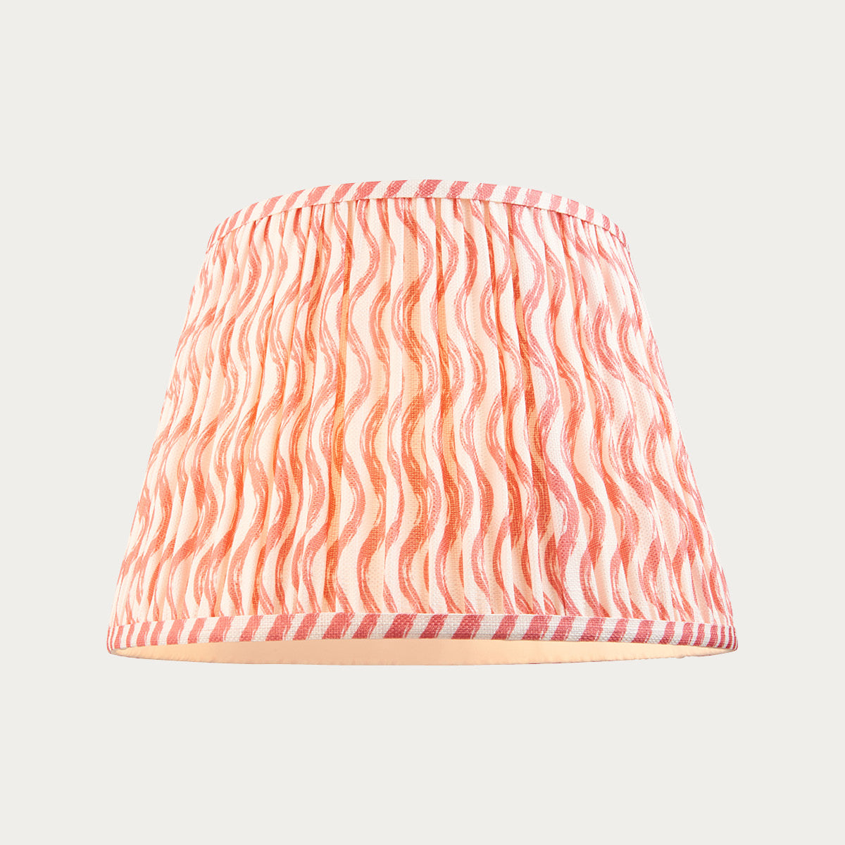 Coral pink fabric