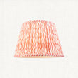 Coral pink fabric