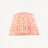 Coral pink fabric