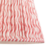 Coral pink fabric