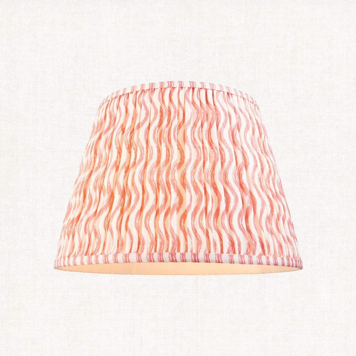 Coral pink fabric