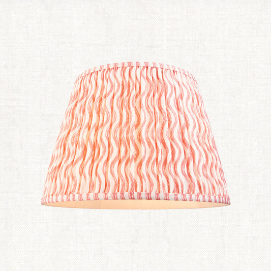 Coral pink fabric