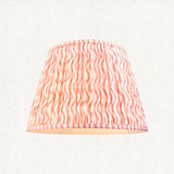 Coral pink fabric