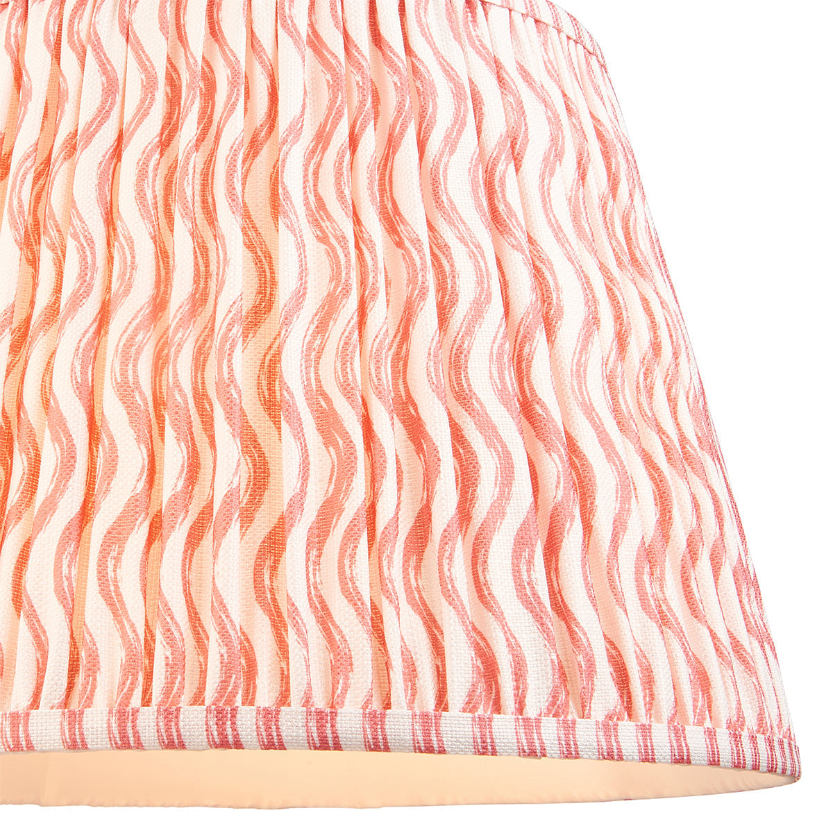Coral pink fabric