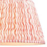Coral pink fabric