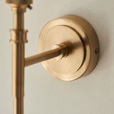 Brushed aged brass plate