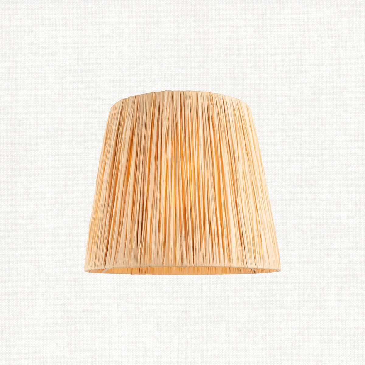 Natural raffia & matt black