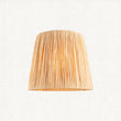 Natural raffia & matt black