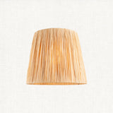 Natural raffia & matt black
