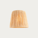Natural raffia & matt black