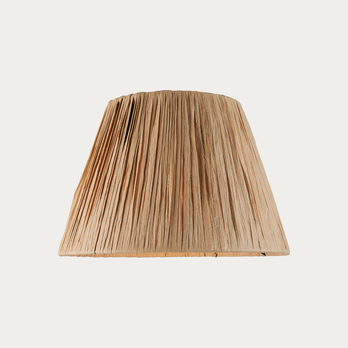 Natural raffia & matt black