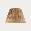 Natural raffia & matt black
