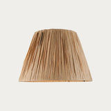 Natural raffia & matt black