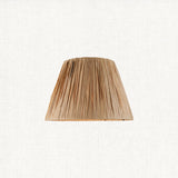 Natural raffia & matt black