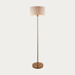 Vintage brass & natural linen