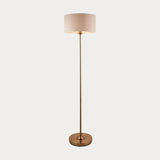 Vintage brass & natural linen