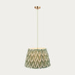 Brushed Aged Brass Green Flex & Cotswold Green Fabric